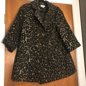 Jolt Leopard Print Coat